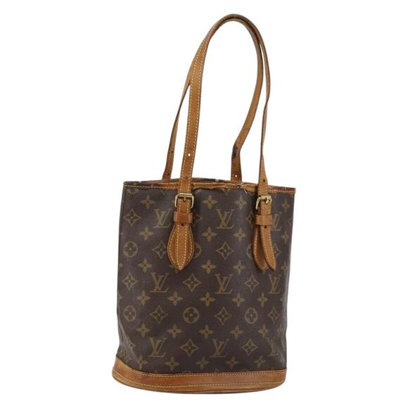 LOUIS VUITTON Monogram Bucket PM Shoulder Bag M42238 - Picture 1 of 13